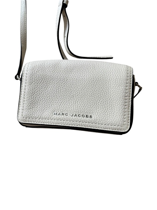 Marc Jacobs Handbags - Marc Jacobs White Pebbled Leather Mini Crossbody